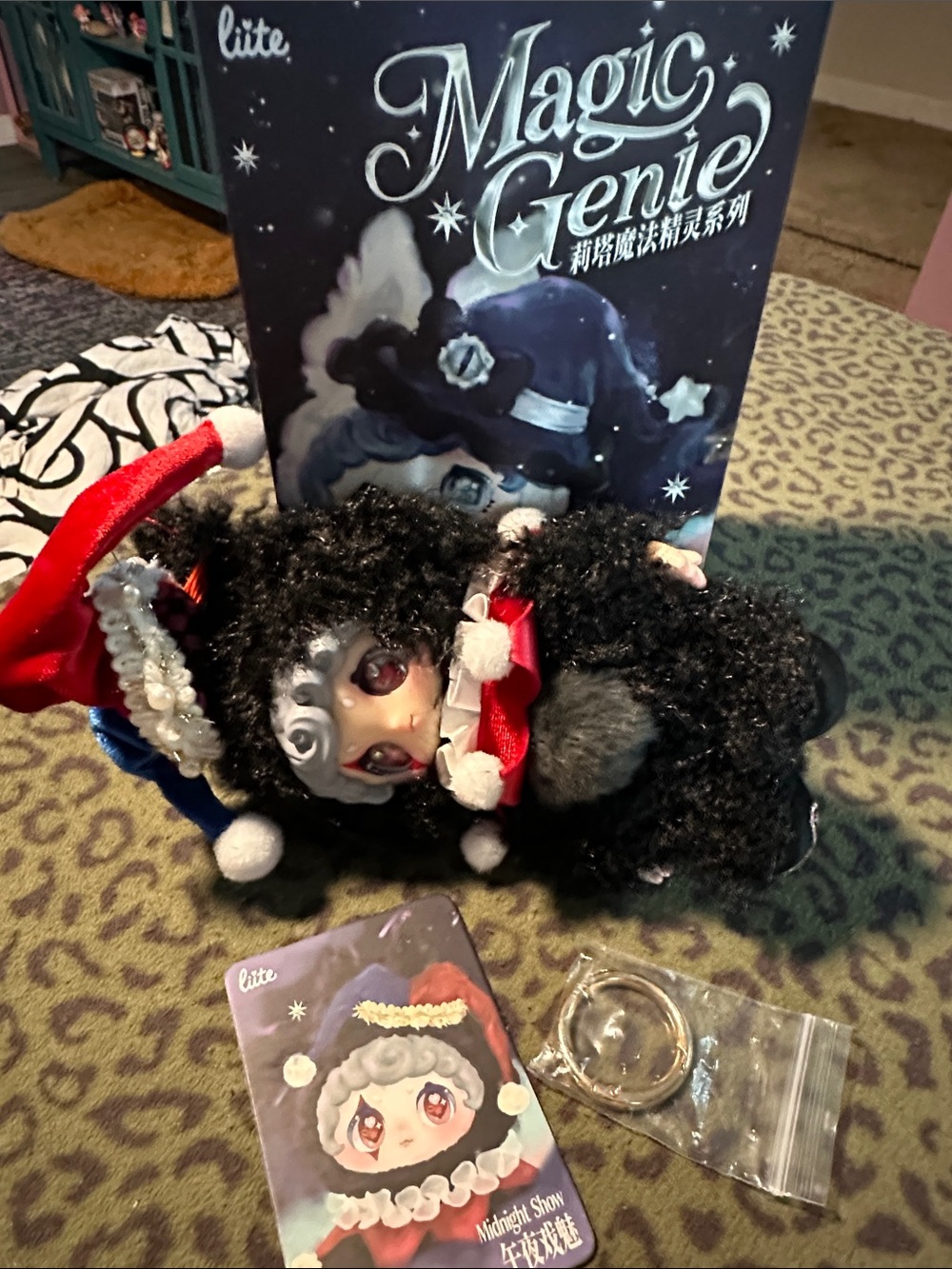 🚨2/$15🚨 Liite Magic Genie Pendant Midnight Show Black & Red